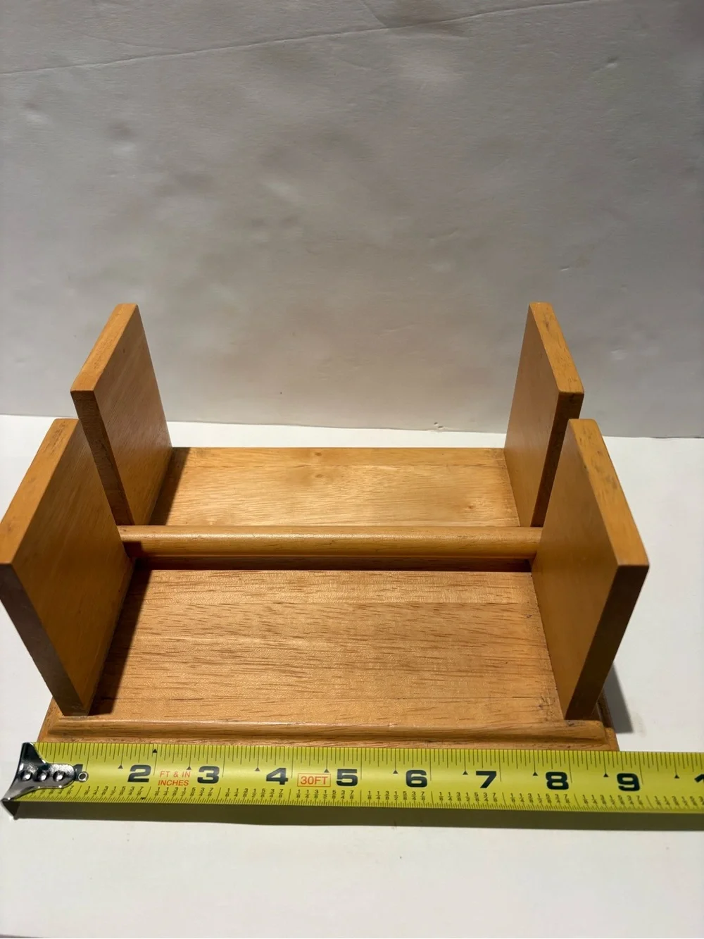 Noritake Vintage Garden Harvest Wood Napkin or Letter Holder - Natural Wood